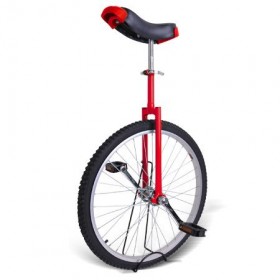 Unicycle 24″ Wheel with Eye Catching Colors with Large Saddle in Unique Design For Comfort and Safety