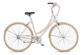 PUBLIC Bikes Women’s C1 Dutch Style Step-Thru City Bike, Single Speed, Cream, 20-Inch/Large (2014 Model)