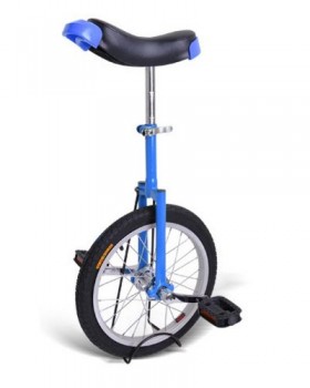 16 Inch Wheel Outdoor Street Unicycle – Deluxe Blue