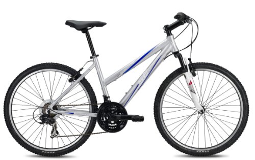 SE Bikes Adventure 21-Speed V ST Hard Tail Mountain Bicycle, Silver, 17 Inch