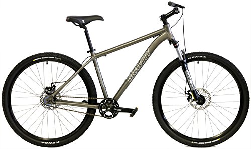 Gravity 27Five FS 27.5 650b Single Speed Disc Brakes Mountain Bike (Green, 15in)