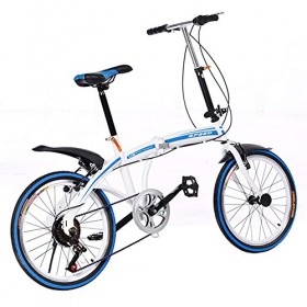 Hotouch New Portable Folding Foldable Bike 6-Speed Bicycle Ladies Bicycles