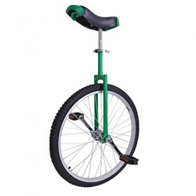 AW 24″ Inch Wheel Unicycle Leakproof Butyl Tire Wheel Cycling Outdoor Sports Fitness Exercise Health Green