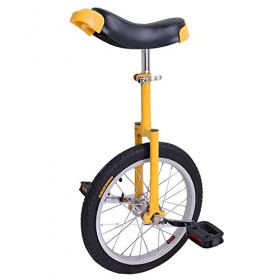 AW 16″ Inch Wheel Unicycle Leakproof Butyl Tire Wheel Cycling Outdoor Sports Fitness Exercise Health Yellow