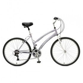 Mantis Premier 726L Comfort Bike, 26 inch Wheels, 17 inch Frame, Women’s Bike, Purple