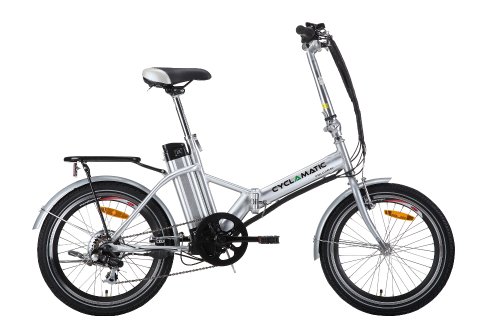 Cyclamatic Bicycle Electric Foldaway Bike with Lithium-Ion Battery