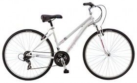 Schwinn Women’s S3047TR Verano Hybrid Bike , 16″/Small, White