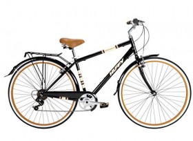 Huffy Bicycle Company Men’s Number 26765 Modern Cruiser Sportsman Bike, 700cm, Gloss Black
