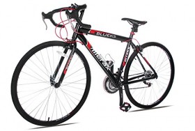 Merax 21-Speed 700C Aluminum Road Bike Racing Bicycle, 54CM Red