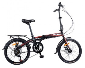 Camp 20″ Folding Bike Shimano 7 Speed,Super Sonic