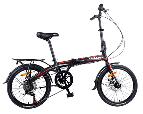 Camp 20″ Folding Bike Shimano 7 Speed,Super Sonic