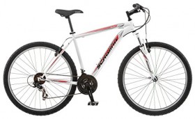 Schwinn High Timber Men’s 18 Mountain Bike, 18-Inch/Medium, White