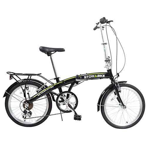 Stowabike 20″ Pro Alloy Folding Compact City Road Bike 6 Speed Shimano Bicycle