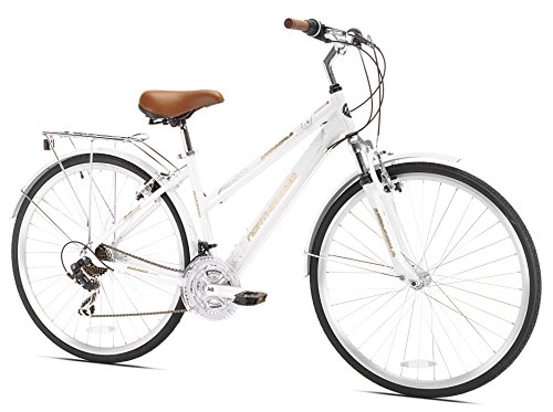 Northwoods Ladies Springdale 21 Speed Hybrid Bicycle, White