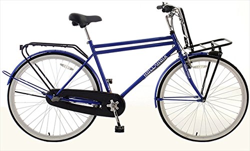 Hollandia  Amsterdam M1 Dutch Cruiser Bike, 28 inch Wheels, 19 inch Frame, Men’s Bike, Blue