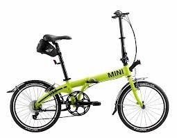 MINI Cooper Folding Bike Lime Color