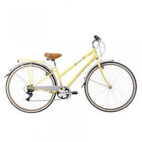 Huffy Bicycle Company Ladies Number 26775 Modern Cruiser Sportsman Bike, 700cm, Pale Yellow