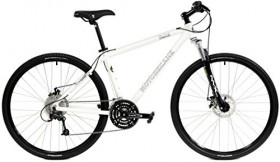 Motobecane Front Suspension Hybrid Adventure 29er mountain bike 27 speed disc Bike white 19″ frame