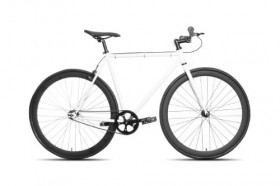 50cm CM Fixie Fixed Gear Single Speed Urban Road Bike Flip-Flop Hub BICYCLES White /Black
