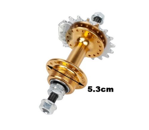 New Fixie Track Road Bike Bicycle 36h 19t Sealed Bearings Rear Hub Golden