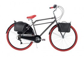 Huffy Bicycle Men’s 700C Supreme Modern Cruiser Bike, 26″/Large