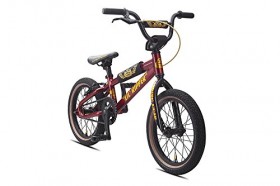 SE Bicycles Lil Ripper BMX Bicycle, 16″/XX-Small, Metallic Red