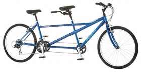 Pacific Dualie Tandem Bicycle with 26″ Wheels, Blue, 16″/One Size