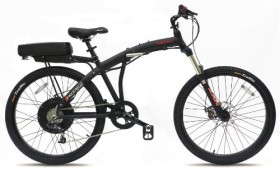Prodeco V3 Phantom X2 8 Speed Folding Electric Bicycle, Matte Black, 26-Inch/One Size