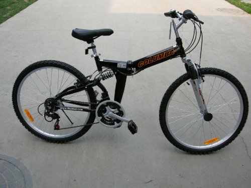 Columba 26″ Alloy Folding Bike w. Shimano Black (RJ26A_BLK)