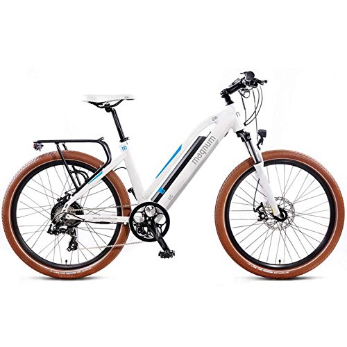 Magnum UI5 Electric Bicycle Electric Hybrid City Bike,Electric Commuter Bike, 350w, FREE GIFT Rear Rack and Free Gift 16000mAh Solar Power Bank distributed by Bikes Xpress