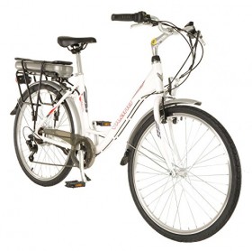 Vilano Pulse Women’s Electric Commuter Bike – 26-Inch Wheels