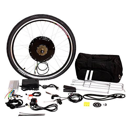Tenive Electric Bike Conversion Kit – 26″ Rear Wheel 48v 1000w Electric Battery Powered Bicycle Conversion Kit ( Battery not included )