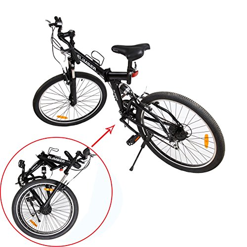 Ridgeyard 26 Inch Suspension fork Foldable 7 Speed Mountain Bike Folding Bicycle MTB Sport V-brack