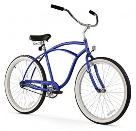 Firmstrong Urban Man Single Speed Beach Cruiser Bicycle, 26-Inch, Matte Blue