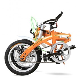 FunnyPro Folding Bike 6 Speed Foldable Bicycle Lightweight for Students