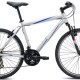 SE Bikes Adventure 21-Speed V Hard Tail Mountain Bicycle, Matte Silver, 19 Inch