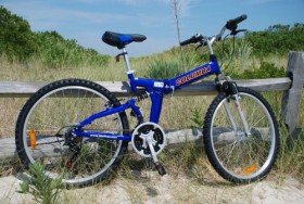 Columba 26″ Alloy Folding Bike w. Shimano Blue (RJ26A_BLU)