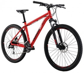 Diamondback Bicycles 2016 Overdrive Hard Tail Complete Mountain Bike, 27.5-Inch Wheels, Red, 18″ Frame