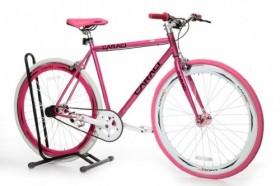 Caraci CBF2ST53PK Steel Frame Fixed Gear Bike, Pink, 53cm