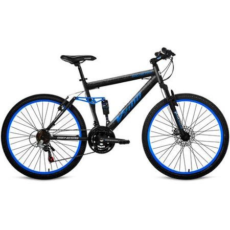 26″ Genesis V2100 Men’s Mountain Bike with Full Suspension Blue