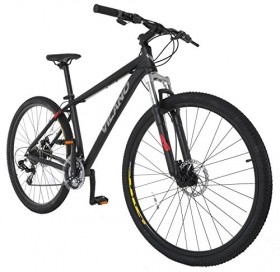 Vilano Blackjack 2.0 29er Mountain Bike MTB with 29-Inch Wheels, Black, 17-Inch