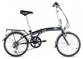 Ford by Dahon C-Max 7-Speed Folding Bicycle, 20″, Gray