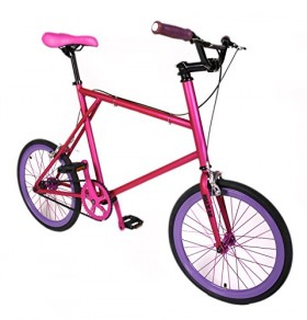 MIXIE Crisscross Hardcandy Mixed Gear Bike, 17-Inch/One Size, Pink