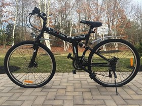 26″ Folding Bike with Shimano 21 speed and Disc Brakes