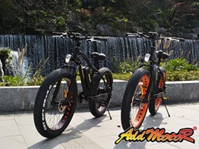 Addmotor MOTAN New Updated Electric Bicycles For Sale M-550 48V 500W Bafang Motor 10.4AH Sansung Lithium Battery Mountain Bicycle With Shimano 7 Speeds Fat Tire Suspension Fork